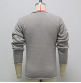 European And American Style Oblique Placket Thick Needle Sweater